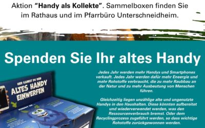 Spenden Sie ihr altes Handy