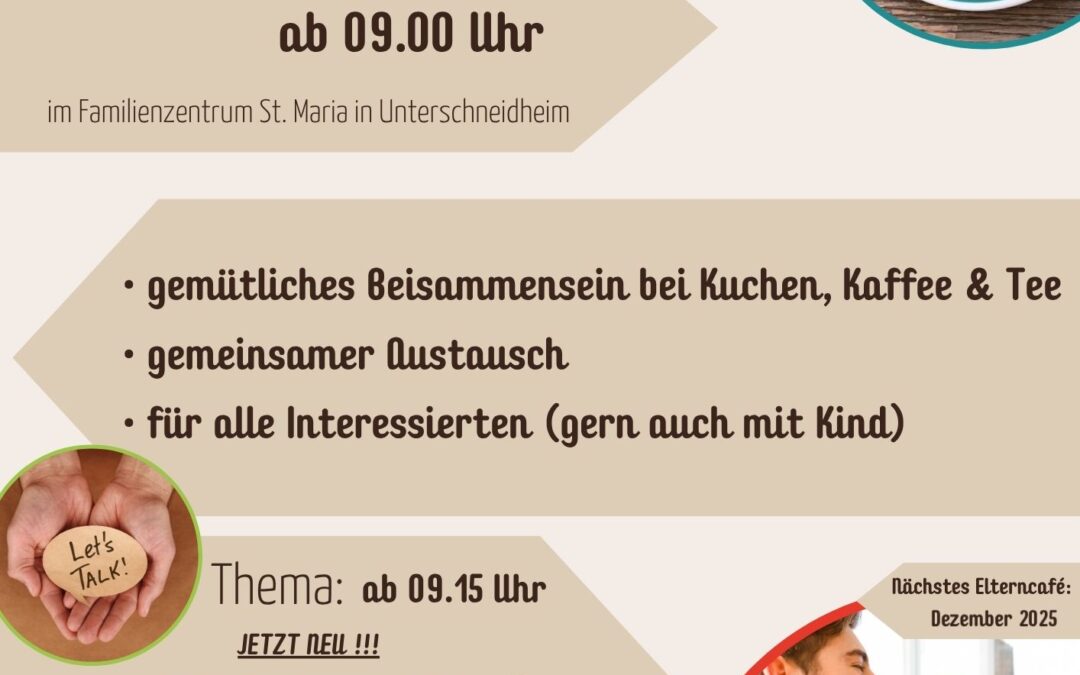 Elterncafé am 17. November 2025
