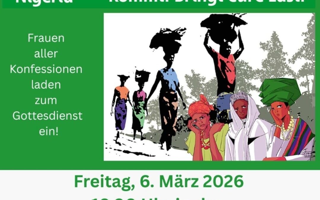 Gottesdienst am 6. März 2026 um 19 Uhr zum Weltgebetstag von Frauen aller Konfessionen für ALLE