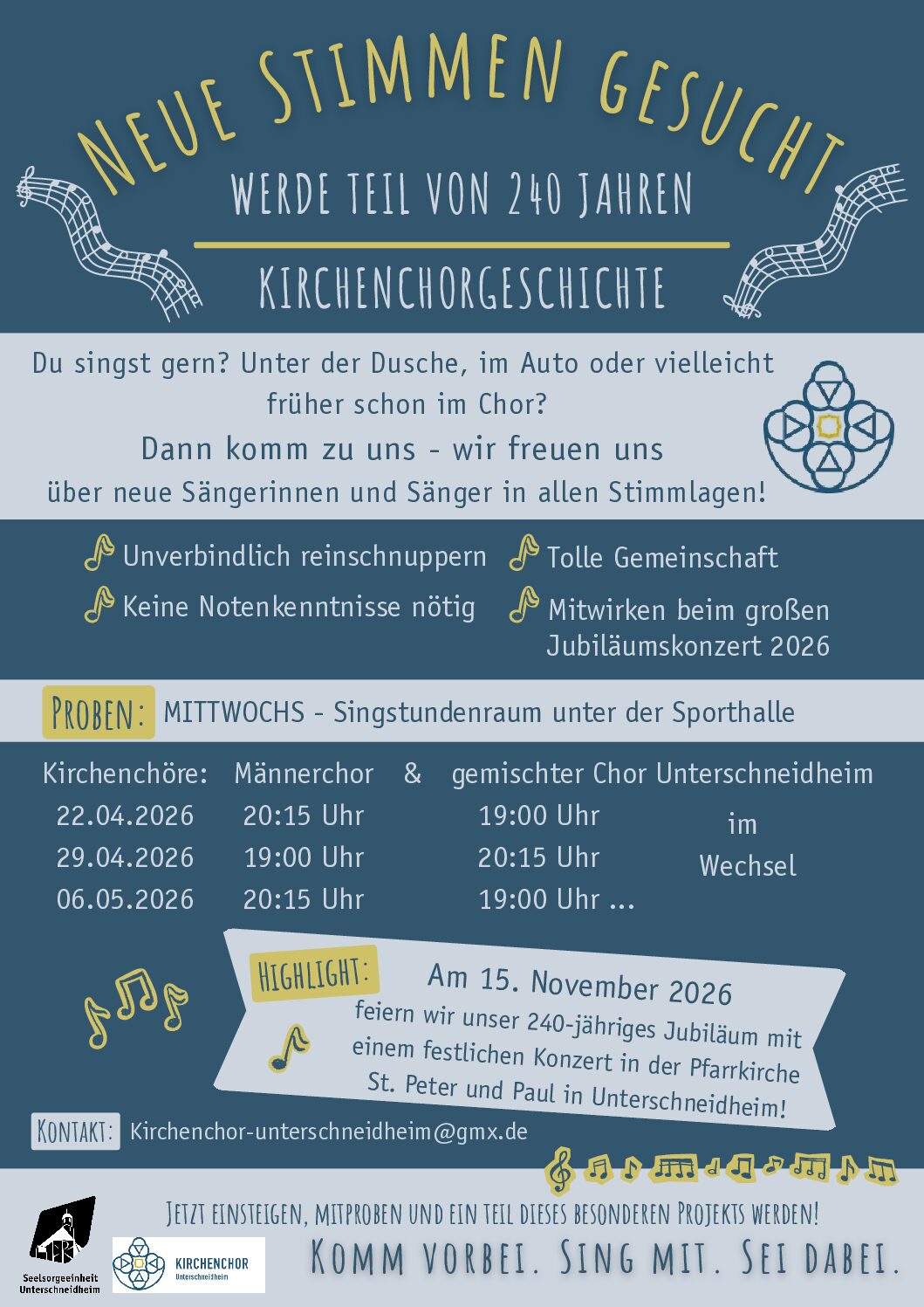 Neue Stimmen gesucht!