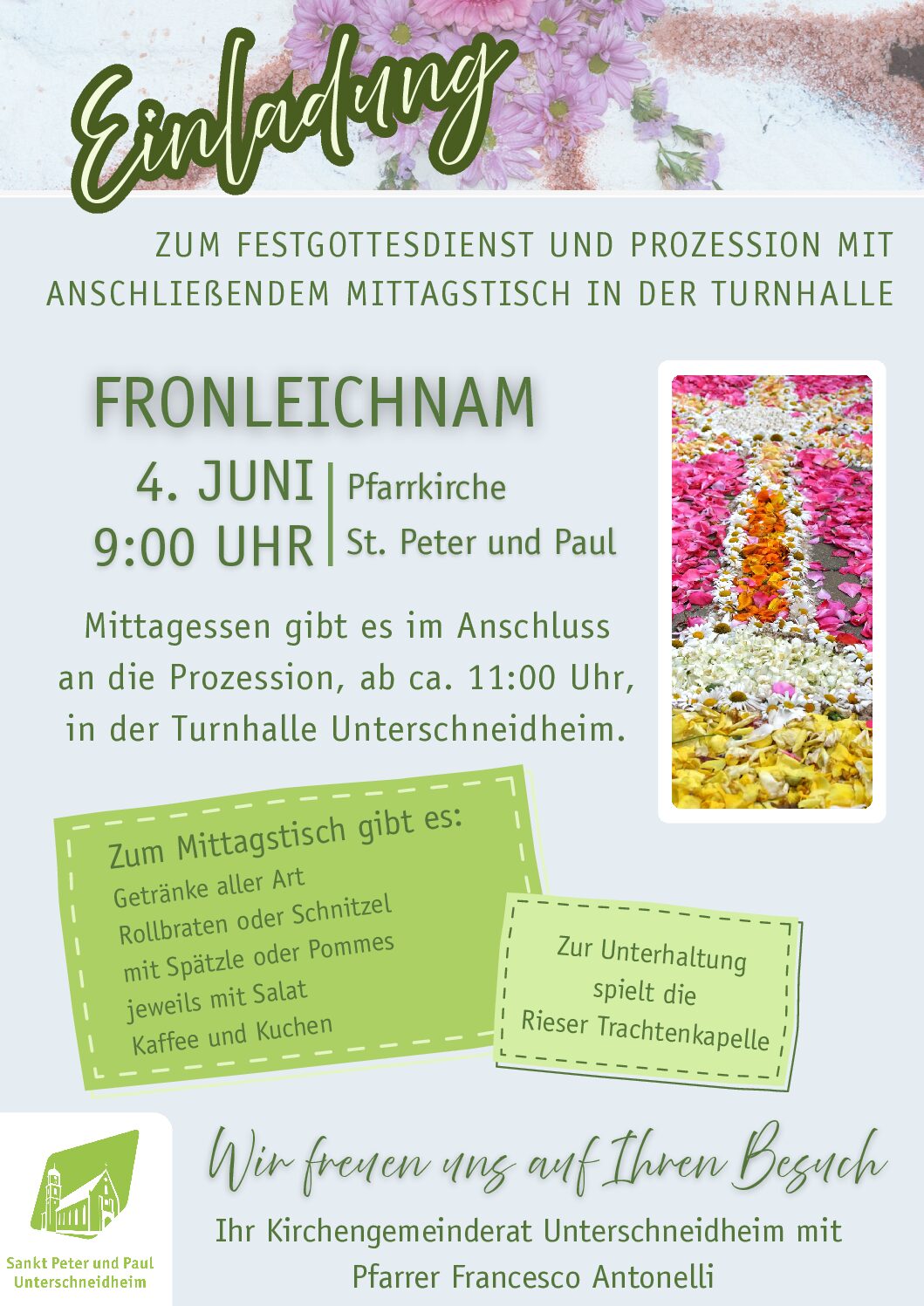 Fronleichnam in Unterschneidheim