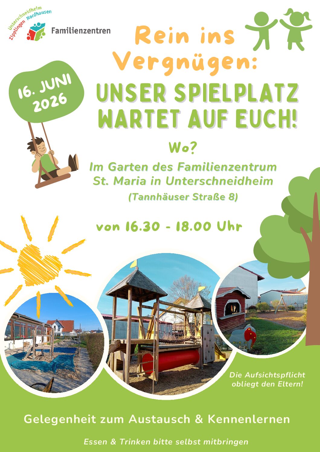 Rein ins Vergnügen: Unser Spielplatz wartet auf euch