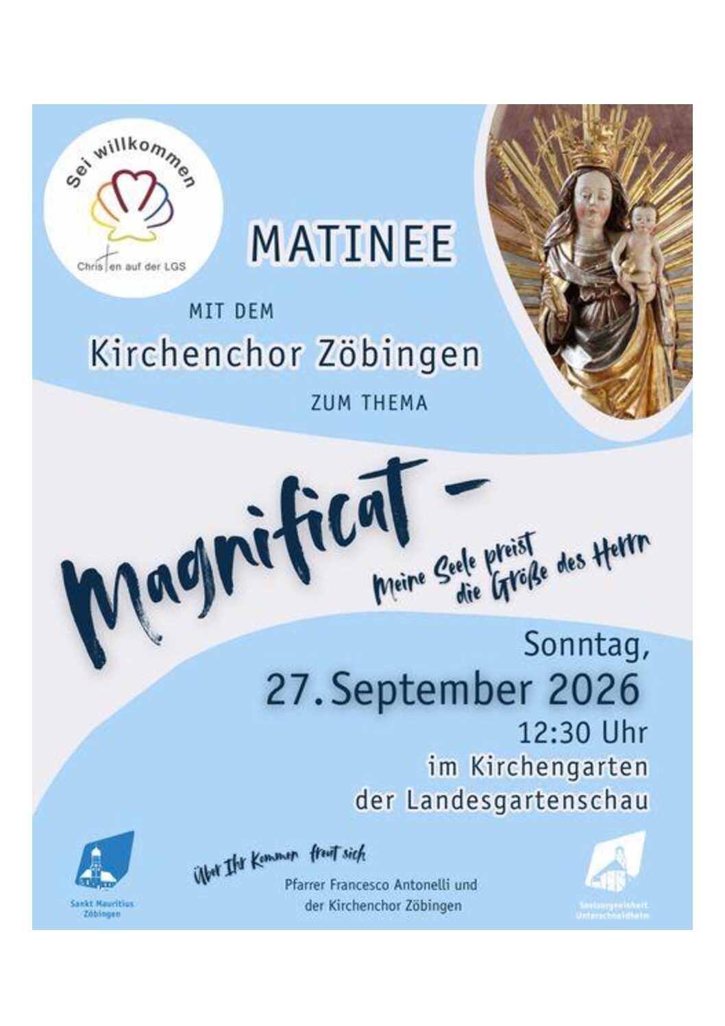 Matinee mit dem Kirchenchor Zöbingen auf der Landesgartenschau Ellwangen